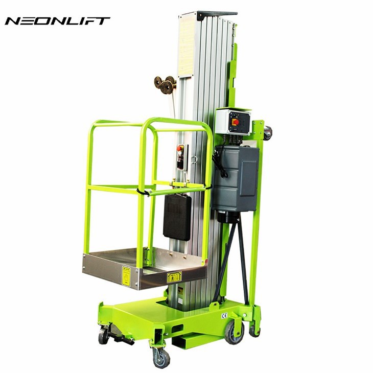 Single-mast Aluminum Platform